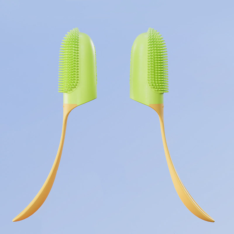 Soft Silicone Pet Toothbrush Finger Wrap for Dental Hygiene