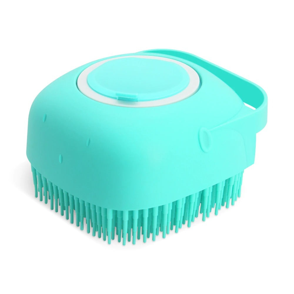 Soft Silicone Grooming Brush for Bathing dogs with Short Hair