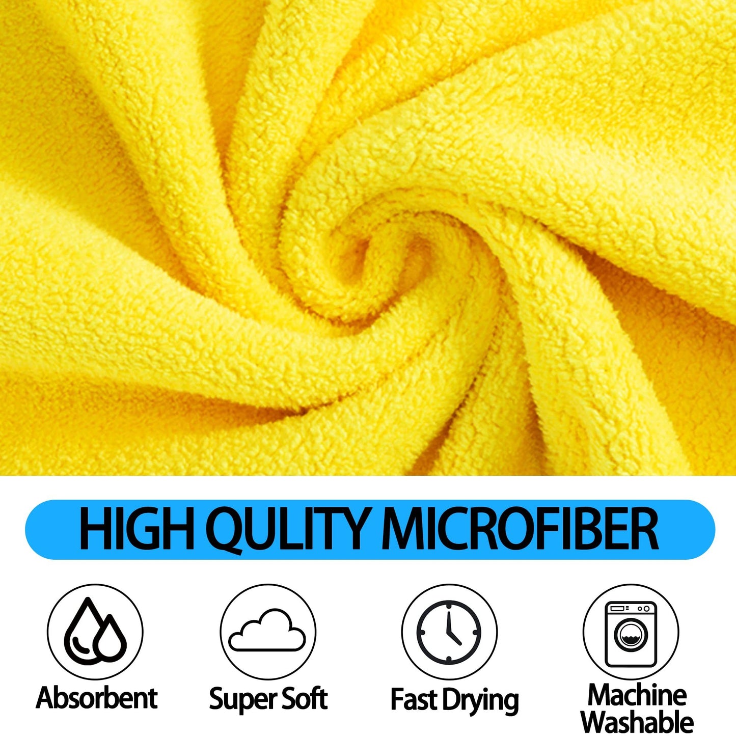 Super Absorbent Quick-Dry Microfiber Towel for Dogs