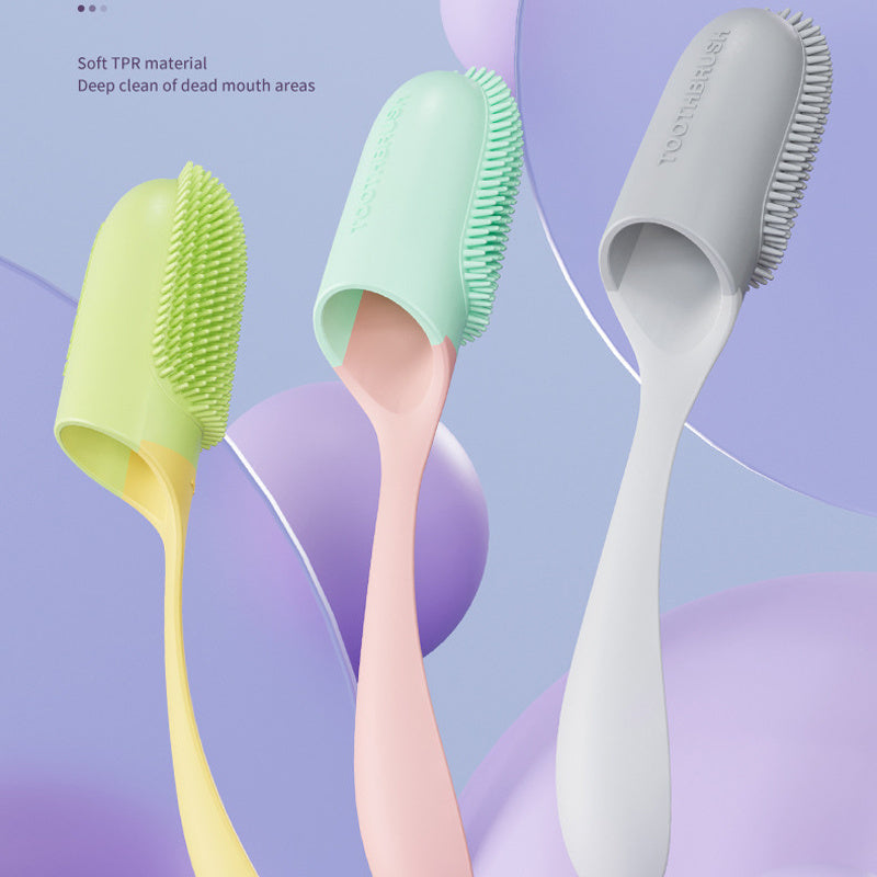 Soft Silicone Pet Toothbrush Finger Wrap for Dental Hygiene